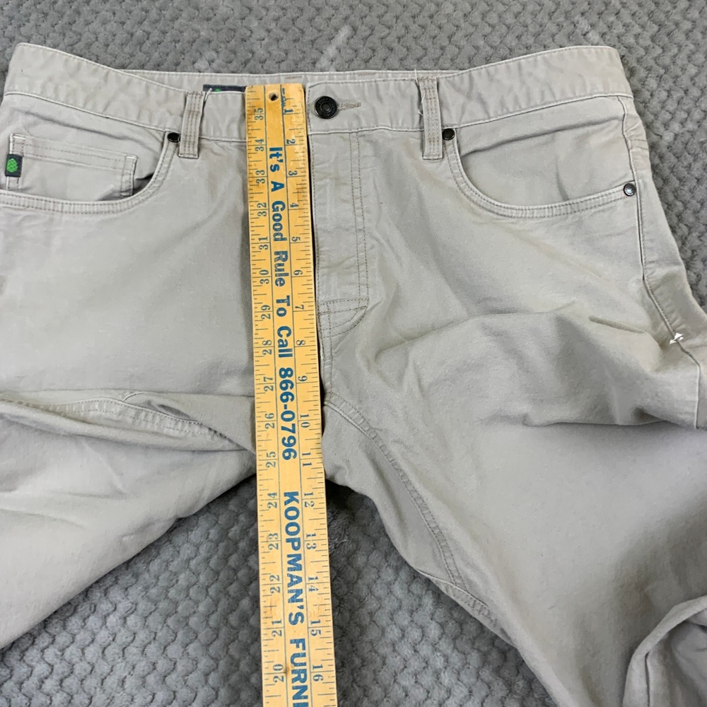 Stio Rivet Canvas Pant Mens 35L Light Khaki Tan Organic Cotton Stretch 200091 - Picture 5 of 11